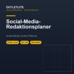 Social-Media-Redaktionsplaner für kleine Unternehmen (Excel, DE & EN)